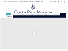 Tablet Screenshot of marinascostarica.com